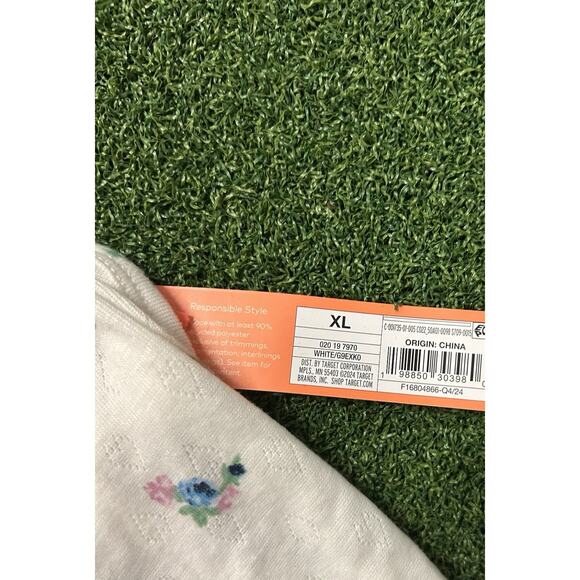 Colsie White Floral Lace Coquette Romantic Pajama Set Women’s XL - Picture 4 of 5